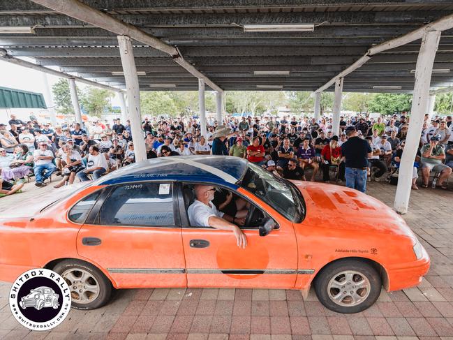 Day 8: Auction — The cars went under the hammer. Photo: BOX RALLIES