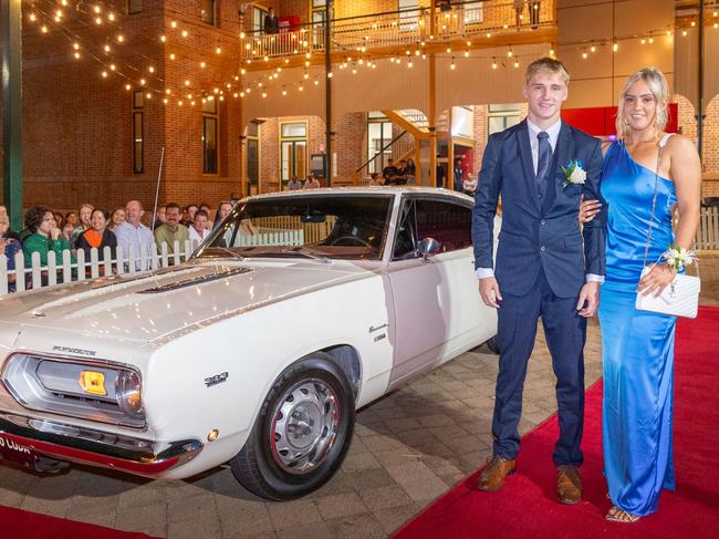 CLASS OF 2024: Townsville Grammar School formal. Students Ned Smith & Cate Rose.