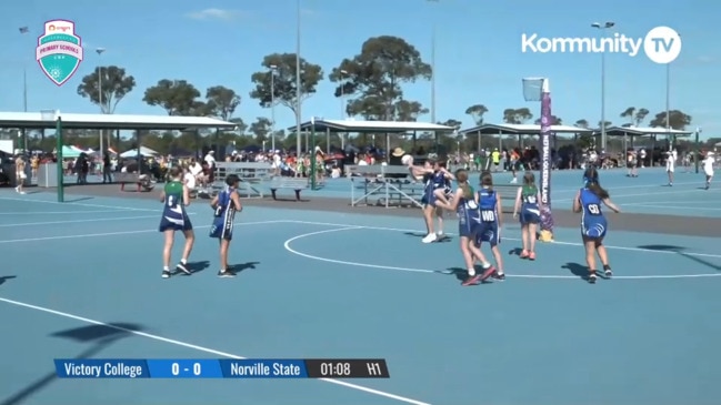 Replay: Netball Queensland Primary School Cup- Victory College v Norville State School