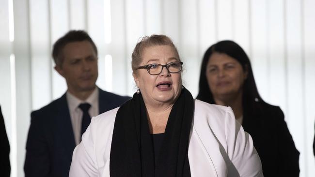 Commerce Minister Minister Sue Ellery said large losses to payment redirection scams were extremely devastating to the victims. Picture: NewsWire / Gary Ramage