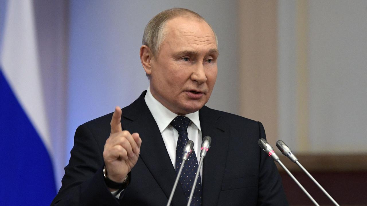 Russian President Vladimir Putin is set to escalate the war with Ukraine. Picture: AFP