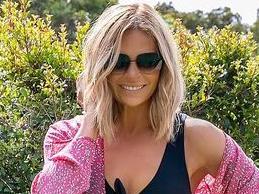 Holey Moley host Sonia Kruger looks incredible in new bikini photo. Picture: Instagram/SoniaKruger