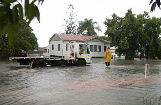 Mackay floods. Contributed photo from Colleena, Mackay.