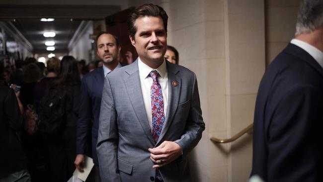 U.S. Rep. Matt Gaetz says Jordan “Is not beholden to the lobbyists and special interests.” Picture: Win McNamee/Getty Images