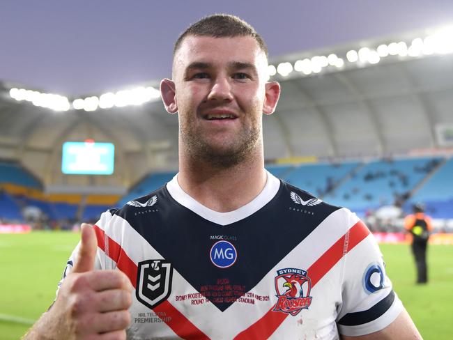 Sydney Roosters prop Ben Thomas after his debut this season. NRL Imagery