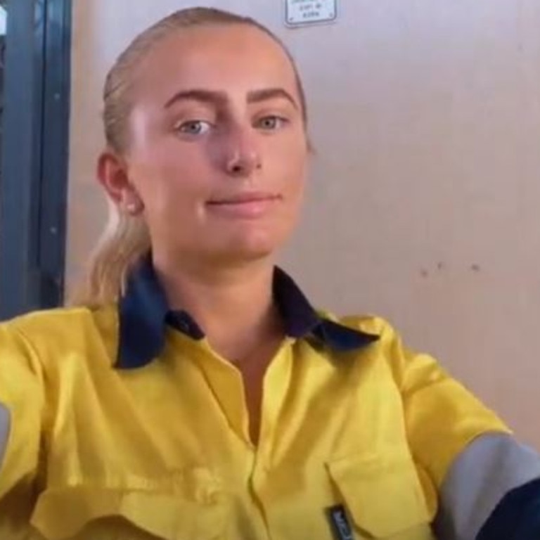 FIFO worker Megan Meeke. Picture: Instagram