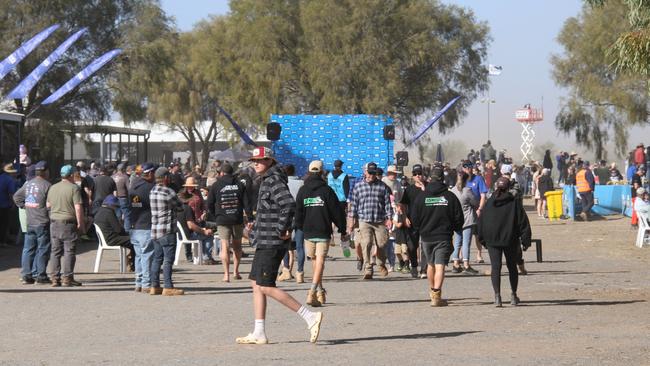 Finke fever has gripped Alice Springs, with hundreds of punters coming to catch all the action at the 2025 Tatts Finke Desert Race Prologue, Saturday, June 7. Picture: Gera Kazakov