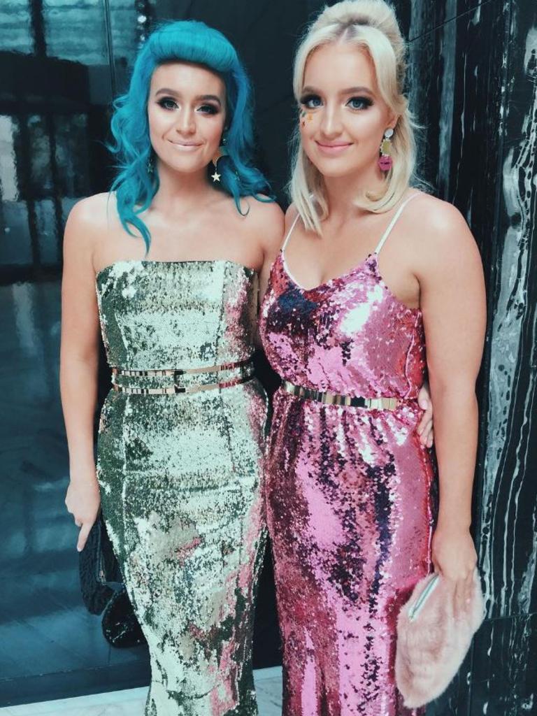 The 2016 ARIA Awards via social media ... Amy and Emma Sheppard. Picture: Instagram