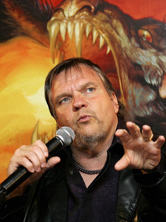 Meatloaf was also outed as “terrible”. Picture: Ted Aljibe/AFP