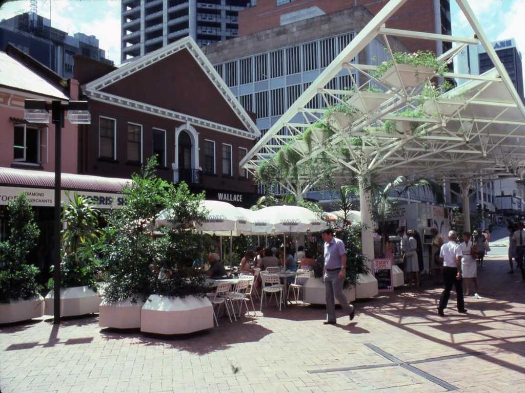 Queen Street Mall in the early days