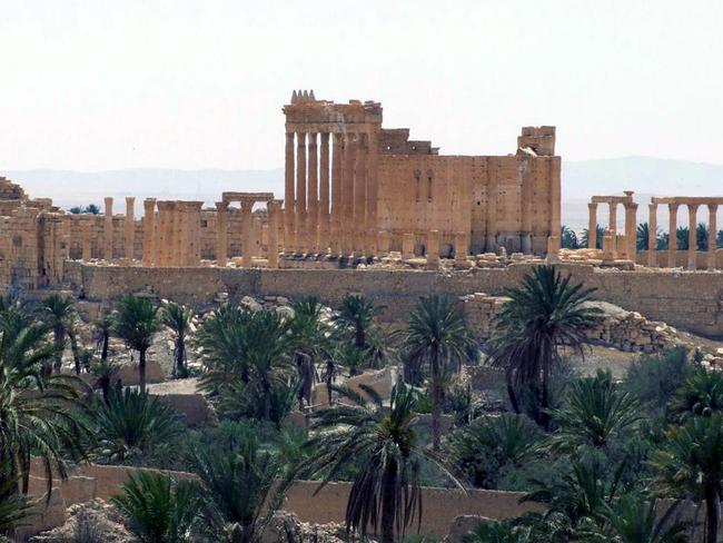 Heritage site ... there are fears the extremists will destroy or loot the 2000-year-old Roman-era city of Palmyra. Picture: SANA via AP