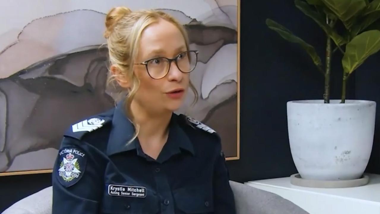 Former policewoman Krystle Mitchell quit the force and is now running for federal parliament.