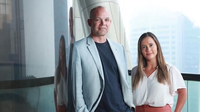 The Trade Desk general manager for ANZ, James Bayes, with business development director Stephanie Famolaro, says there is a better way to advertise online.