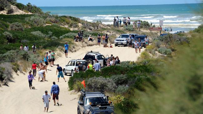 Speed limits on the state’s beaches will drastically drop from today. Picture: David Cronin.