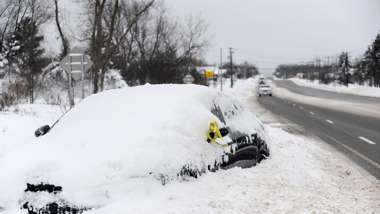 The tragedy occurred after Anndel Taylor became trapped in her car during the historic winter storm. (Photo by John Normile / Getty Images via AFP)