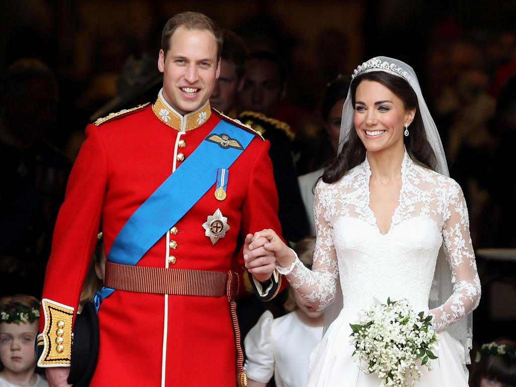 The royal pair on their wedding day at Westminster Abbey on April 29, 2011. Picture: Chris Jackson/Getty Images