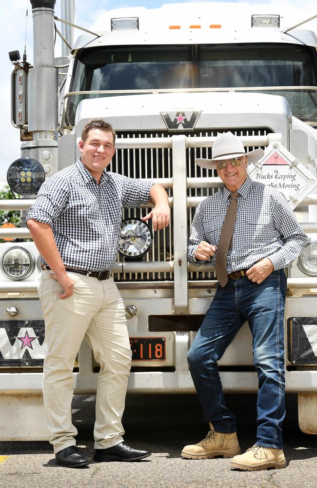 Clynton Hawks with Bob Katter before he contested the Federal seat of Herbert. Picture: Shae Beplate.