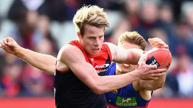 Mitch Hannan has been nominated as Melbourne’s best first-year player.