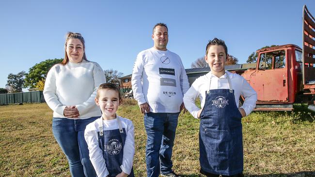 The Mamone family are the new owners of the beloved Camden Fruit Barn. Picture: Carmela Roche