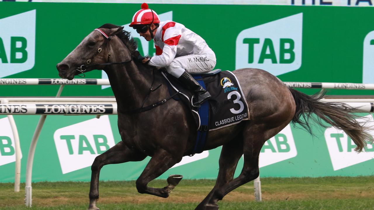 Classique Legend is looking to join Redzel as a two-time winner of the TAB Everest. Picture: Grant Guy