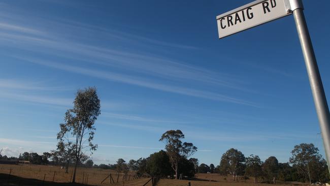 Craig Road in Upper Caboolture that could be part of the Caboolture West development area. (AAP/Image Sarah Marshall)