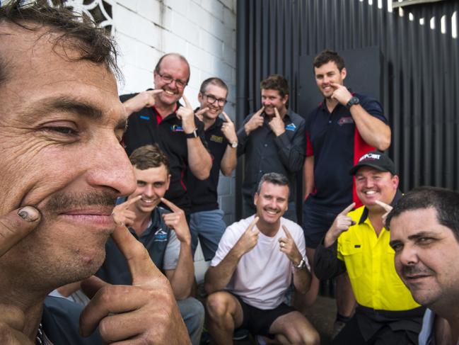 Businesses band together for Movember