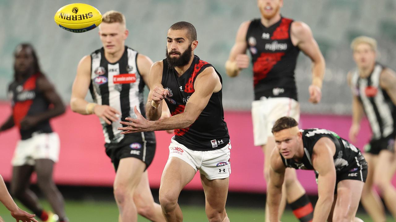 Adam Saad of the Bombers wants to join Carlton. Picture: Michael Klein