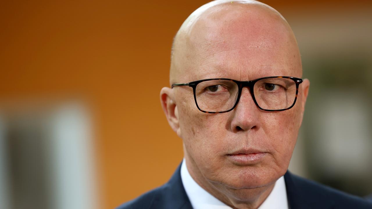 Opposition Leader Peter Dutton described the Prime Minister’s actions as ‘a bit strange’. Picture: NewsWire/ Damian Shaw