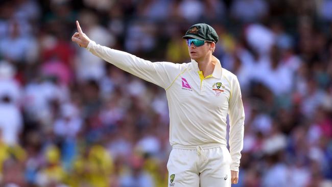 Ian Healy has implored Steve Smith not to aspire to take the captaincy reigns while acting as vice captain. Picture: AFP