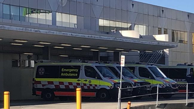 The woman was taken to John Hunter Hospital for treatment.
