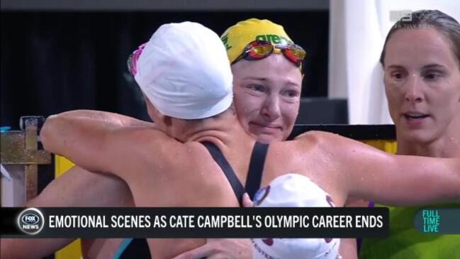 Emotional scenes as Cate Campbell misses Olympics
