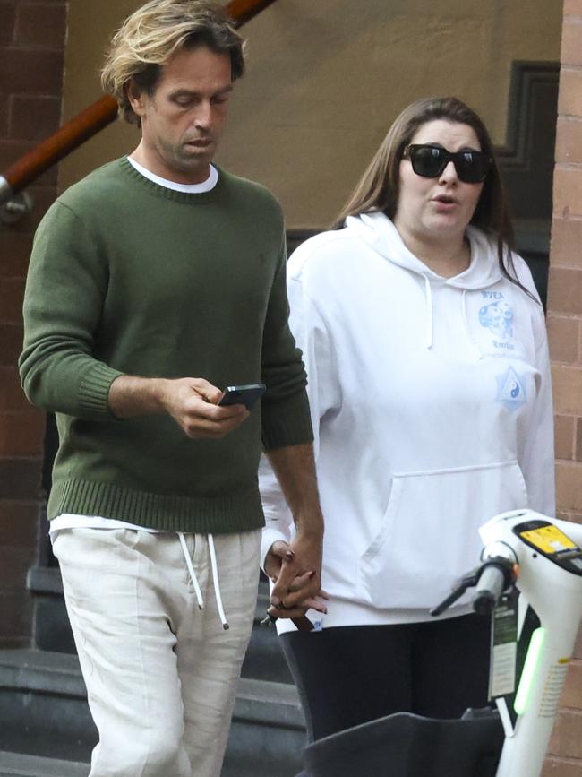 The couple kept it casual. Picture: MediaMode