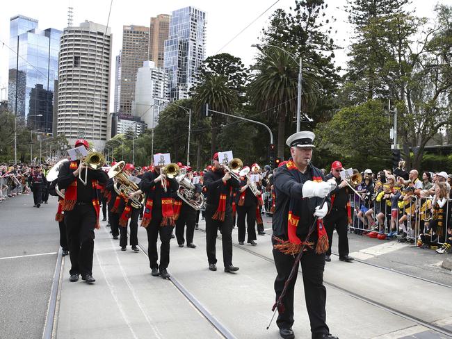 There will be plenty to see at the AFL Grand Final parade. Picture Sarah Reed