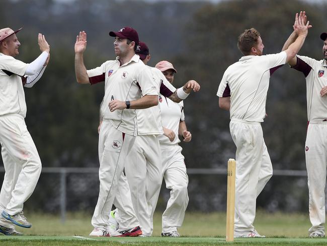 It has been high fives all round for Rivergum for much of the NMCA season. Picture:Andy Brownbill. 