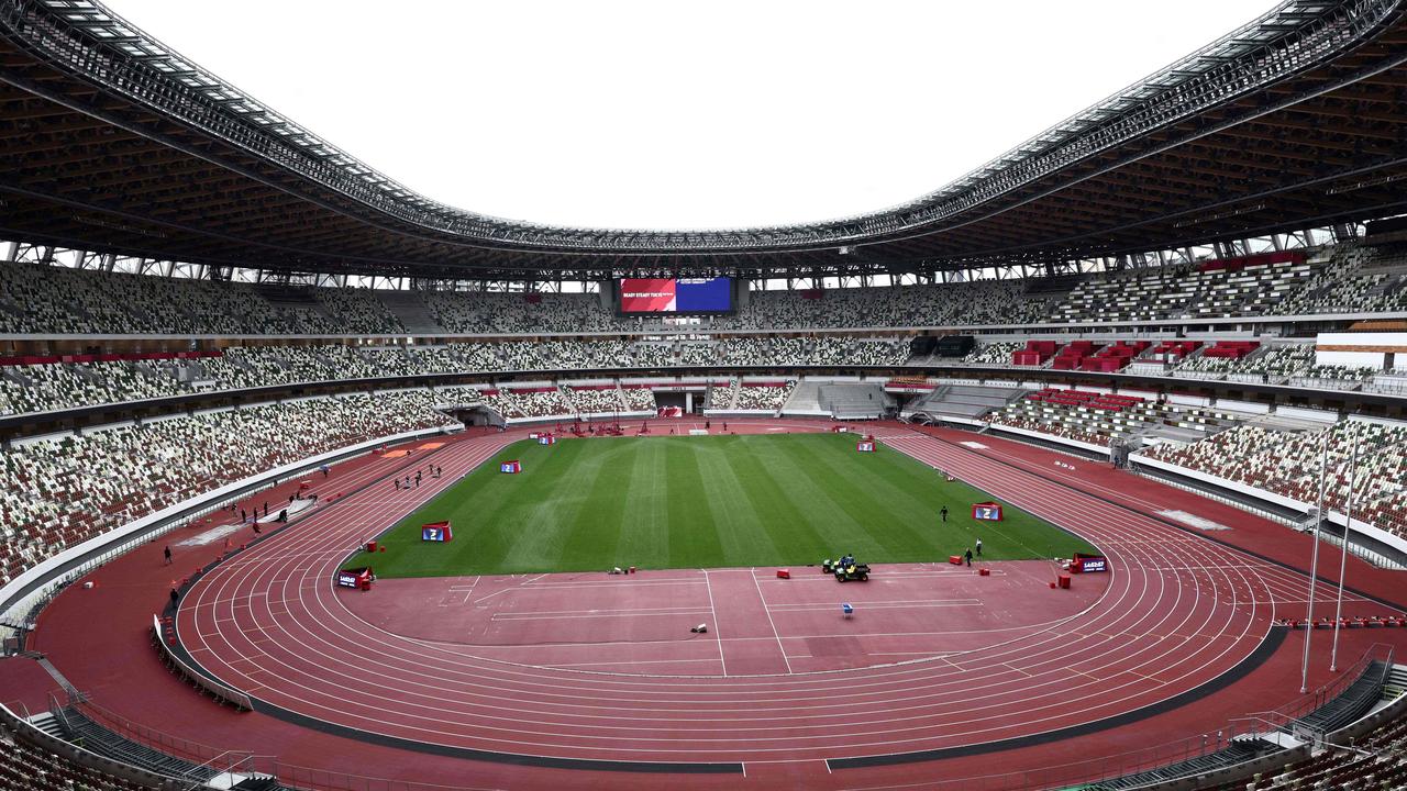 Japanese officials have already scaled back the opulence of the opening ceremony. Picture: AFP