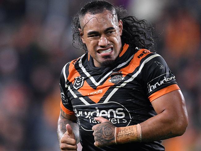 Mahe Fonua has featured for Wests Tigers and Melbourne Storm at NRL level. Picture: AAP Image/Dan Himbrechts