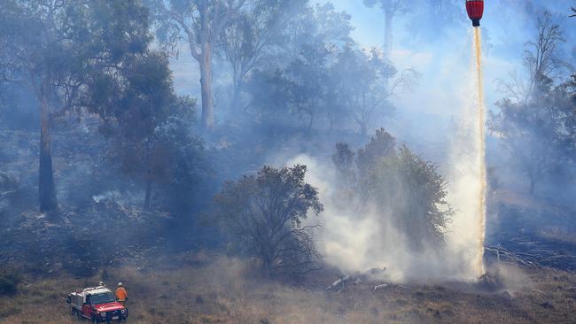 Bushfire at Andersons Road Broadmarsh. Tasmania Fire Service in attendance. Picture: NIKKI DAVIS-JONES