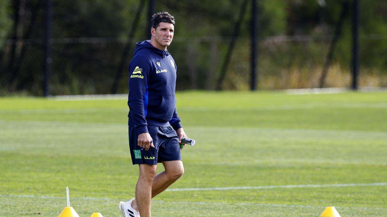 Trent Barrett is unsure of his future at Parramatta. Picture: Jonathan Ng