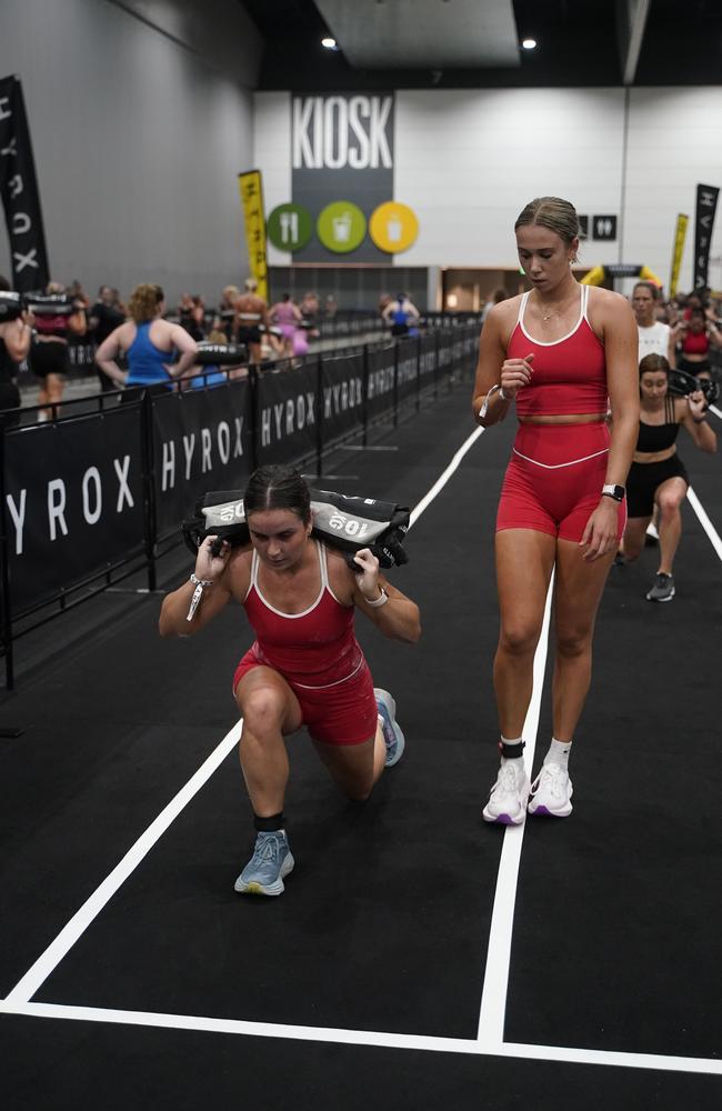 10000 athletes put their fitness to the test in a massive Hyrox competition this weekend (14-15 Dec) at Melbourne Exhibition and Convention Centre. Picture Valeriu Campan