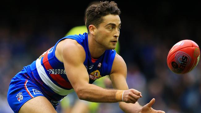 Bulldogs forward Luke Dahlhaus has been lacking impact this season. Picture: Mark Stewart
