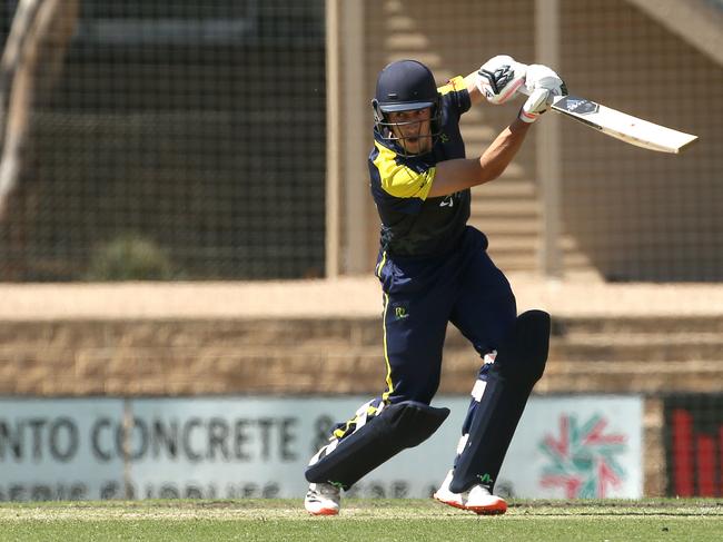 Liam Mallia batting for Plenty Valley.