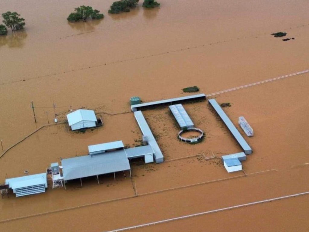 Blue Heeler Hotel Kynuna flooded after Cyclone Kirrily