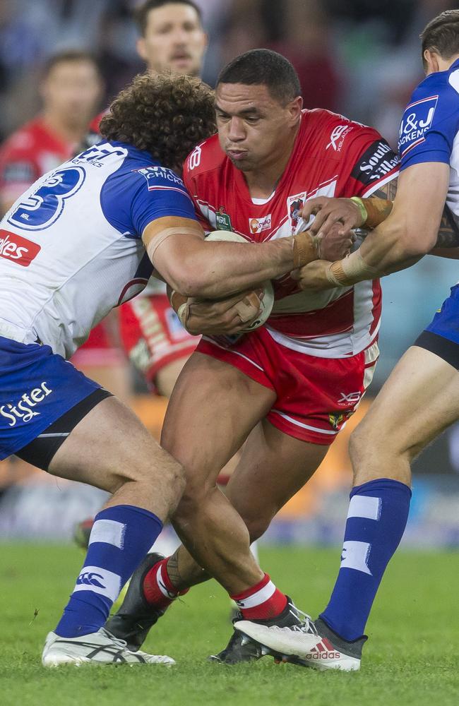 The Dragons’ Origin contingent were strong against the Bulldogs