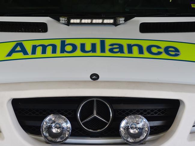 St John Ambulance has taken two people to hospital after a two-vehicle crash in Winnellie