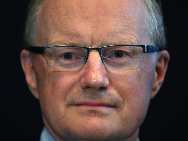 Reserve Bank of Australia Governor Philip Lowe before delivering The Sir Leslie Melville Lecture at the Australian National University in Canberra, Tuesday, October 29, 2019. (AAP Image/Mick Tsikas) NO ARCHIVING