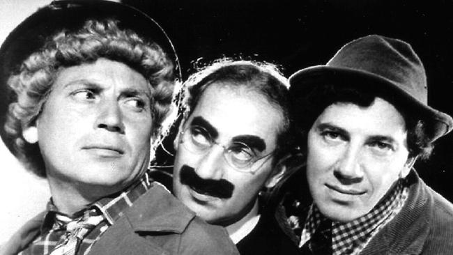 Microsoft screen saver image of The Marx Brothers, Harpo, Groucho and Chico. Z-Migr-AllFuturePic Picture: Supplied