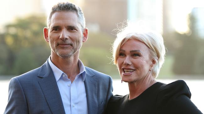 Eric Bana and Deborra-Lee Furness at the Sydney premiere of Force of Nature: The Dry 2 in January. Picture: Brendon Thorne/Getty Images