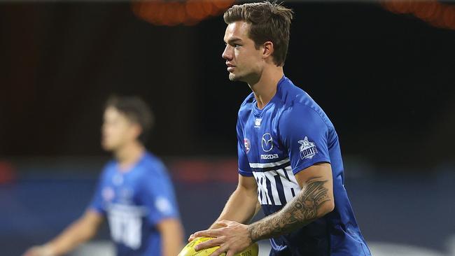 Jy Simpkin is set to take his place in North Melbourne’s Round 17 side. Picture: Chris Hyde/Getty Images