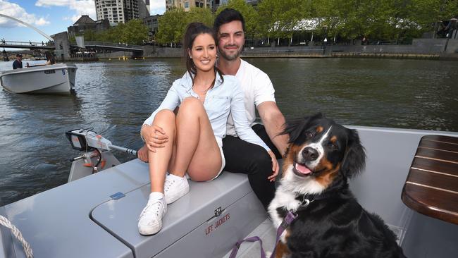 The picnic boats, already in Melbourne, are coming to Brisbane. Picture: Tony Gough