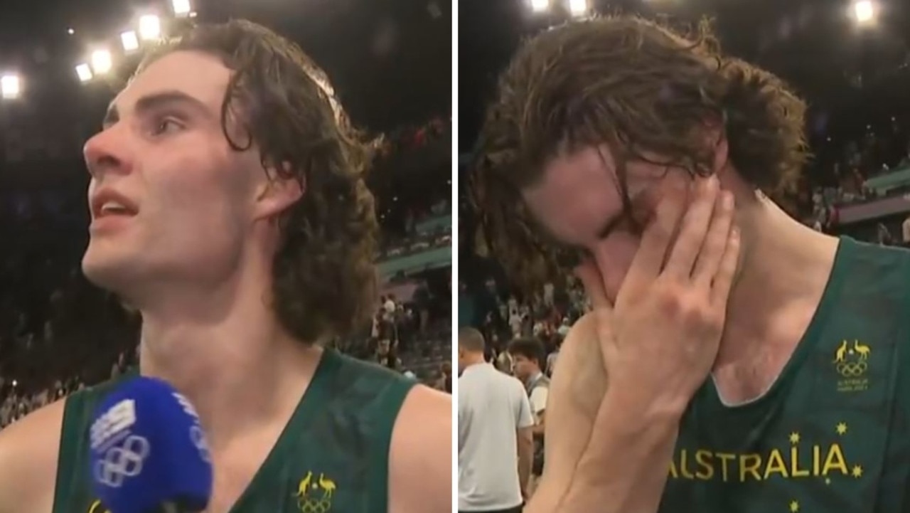 ‘It kills me’: Giddey fights back tears in raw interview after ‘heartbreaking’ Boomers exit